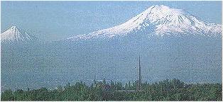 Mount Ararat and Genocid Memorial
